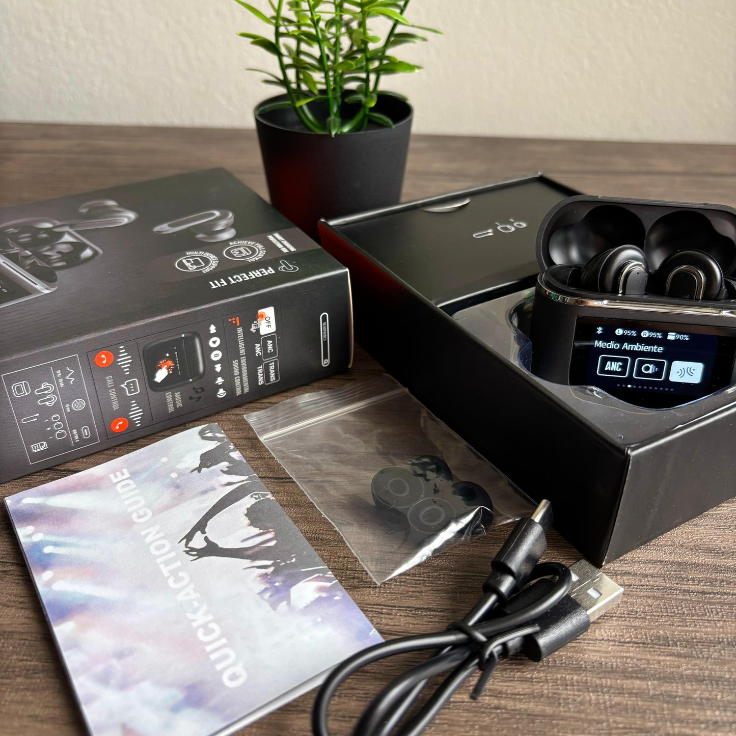 Audífonos V8 tour pro 2 con cancelación de ruido